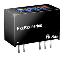 R24P1509D DC-DC Converter, 2 O/P, 1W RECOM Power