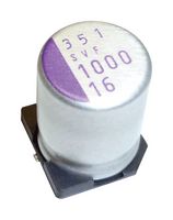 16SVPK100M Cap, 100uF, 16V, Alu Elec, Polymer, SMD Panasonic