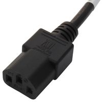 GW-151682 POWER CORD, IEC C13-FREE END, 1M, BLACK MULTICOMP PRO