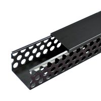 D4X4BL6 Round Hole Duct, Pvc, 4X4X6',Blk,6ft PANDUIT