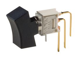 T101J6AVGE2 Rocker Switch, SPDT, 3a, 120V, Black C&K Components