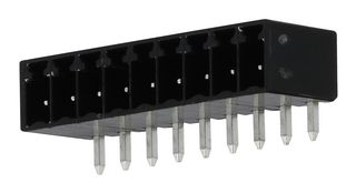 39502-1009 Terminal Block, R/A Header, 9WAY, Th Molex
