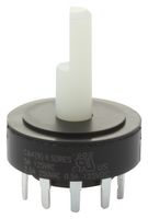 R20407RN02Q Rotary Switch, 2P, 4Pos, 5A, 125VAC C&K Components