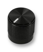 MP7223 Round Knurled KNOB W/Line IND, 15mm multicomp Pro