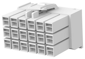 176280-1 Connector Housing, Plug, 18POS, 3.96mm Amp - Te Connectivity