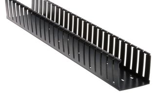 G4X3BL6 Wide Slot Duct, Pvc, 4X3X6',Bl,6ft PANDUIT