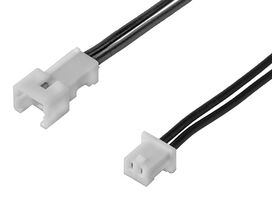 218113-0200 CABLE ASSY, 2POS RCPT-PLUG, 75MM MOLEX