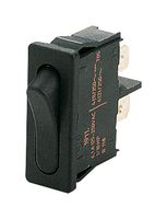 01911.1102-03 Rocker Switch, SPST, 6a, 250VAC, Black MARQUARDT