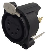 AC5FAV-Au-B xlr, Jack, Pcb, Vert, 5WAY Amphenol Sine/TUCHEL