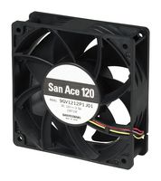 9GV1212P1J01 AXIAL FAN, 120MM, 12VDC, 224CFM, 64DBA SANYO DENKI