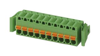 FKC 2,5/ 3-ST-5,08-RF Terminal Block, Pluggable, 3Pos, 12AWG Phoenix Contact
