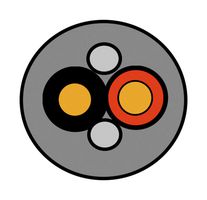 70048LV.00500 Shld Multipair, 1 Pair, 4mm2, 500M Belden