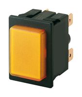 01660.0201-00 INTERRUPTEUR PB, ILLUM, DPST, 16A, 250VAC, ROUGE MARQUARDT