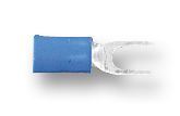 FVWS2-M3A K Crimp Terminal, Fork, 3mm, Blue, Pk100 JST (Japan Solderless Terminals)