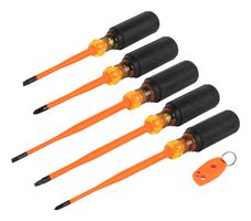 33736INS Screwdriver Set, Slim-Tip, 6Pc Klein Tools
