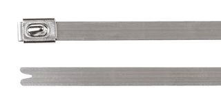 MBT12HS.M2P Cable Tie, 300mm, Stainless Steel, 440LB HELLERMANNTYTON