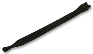 130-00013 Loop Tie, Black, 200X12.5mm, PK10 HELLERMANNTYTON
