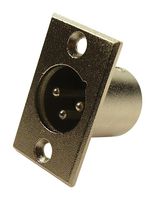 FC6105 Connector, xlr Audio, Rcpt, 3Pos, Panel Cliff Electronic Components