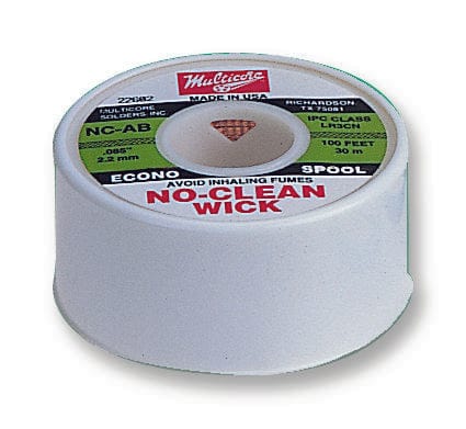 MULTICORE / LOCTITE Desoldeer lint NC-AB WICK 1.88MM X 30M BRAID, DESOLDERING, 30M, 1.88MM, REEL MULTICORE / LOCTITE 609389 NC-AB WICK 1.88MM X 30M
