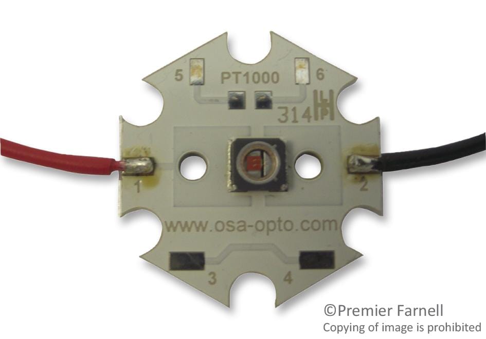 OSA OPTO LIGHT LED Modules, Single Colour OCL-440-MUR-STAR LED, STAR-BOARD, RED, 660NM OSA OPTO LIGHT 2313516 OCL-440-MUR-STAR