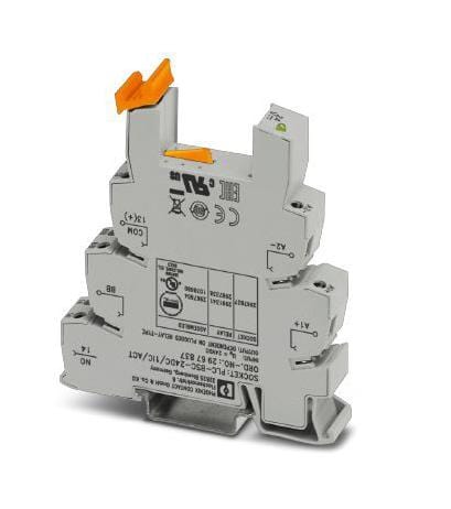 PHOENIX CONTACT Relay Sockets PLC-BSC- 24DC/ 1IC/ACT RELAY SOCKET, 24VDC, DIN RAIL PHOENIX CONTACT 3259372 PLC-BSC- 24DC/ 1IC/ACT