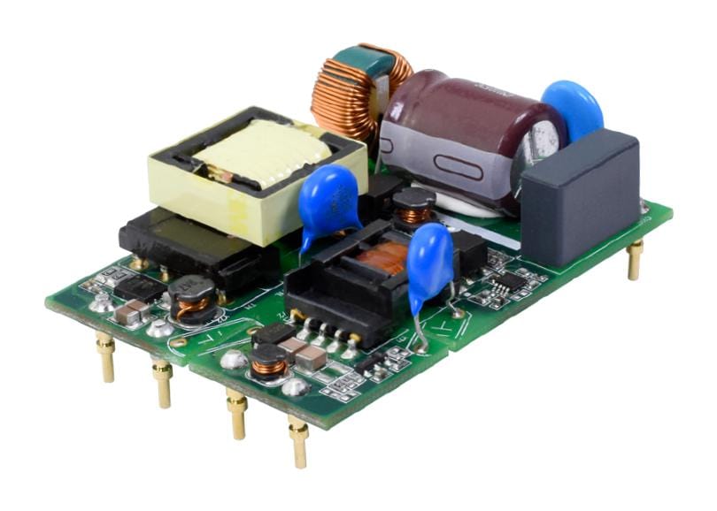 CUI Isolated Board Mount PRF30W-Q48-D524-D DC-DC CONVERTER, 2 O/P, 30W CUI 3595236 PRF30W-Q48-D524-D