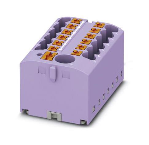 PHOENIX CONTACT Power Distribution Blocks PTFIX 6/12X2,5 VT TB, POWER DISTRIBUTION, 13P, 12AWG, VT PHOENIX CONTACT 3242460 PTFIX 6/12X2,5 VT