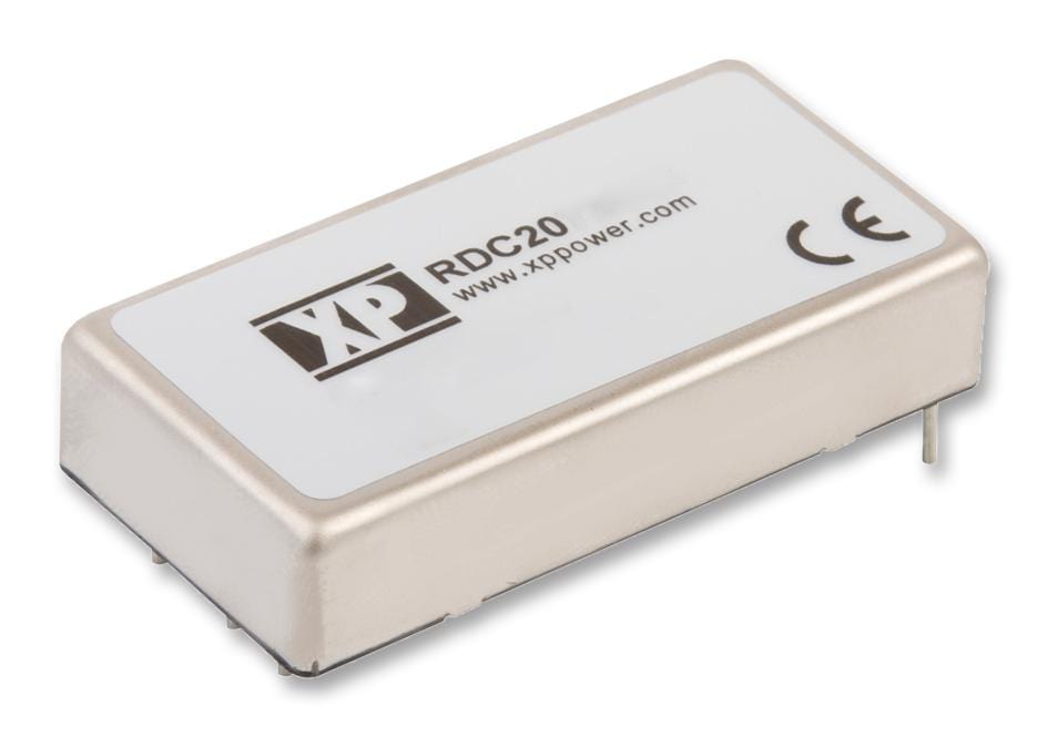 XP POWER Isolated Board Mount RDC20110S3V3 DC/DC CONVERTER, 20W, 3.3V, 6A XP POWER 2422824 RDC20110S3V3