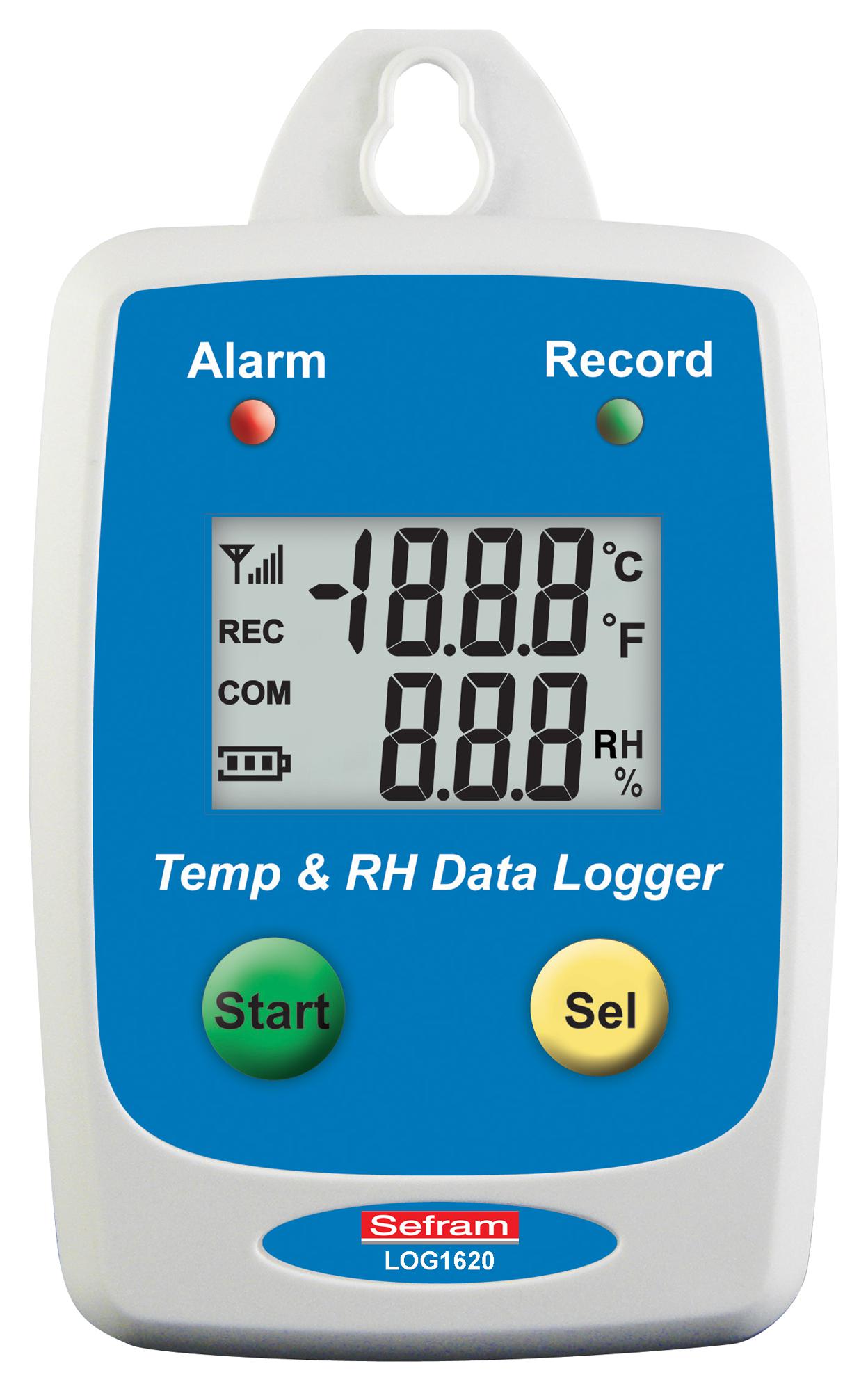SEFRAM Data Logging SEFRAM LOG 1620 TEMPERATURE & HUMIDITY DATA LOGGER SEFRAM 2475144 SEFRAM LOG 1620