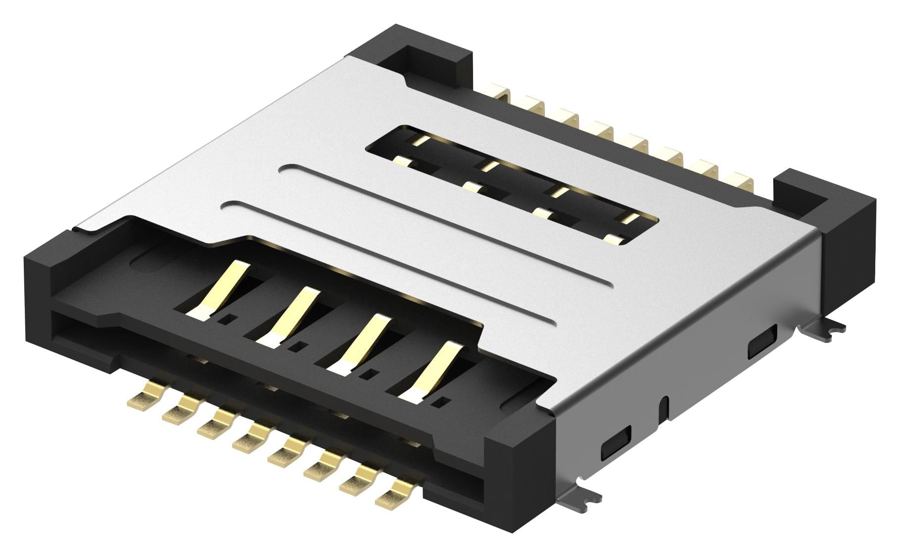 GCT (GLOBAL CONNECTOR TECHNOLOGY) Memory Sockets SIM6050-8-0-30-00-A MEMORY CONNECTOR, DUAL SIM, 16WAY GCT (GLOBAL CONNECTOR TECHNOLOGY) 2293773 SIM6050-8-0-30-00-A
