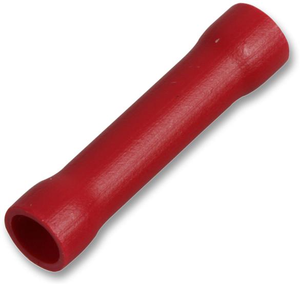 PRO POWER Crimp Terminals - Butt Splice STBVW1 BUTT SPLICE TERMINALS RED 19A, PK100 PRO POWER 3384756 STBVW1