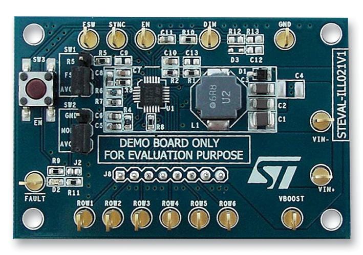 STMICROELECTRONICS Lighting Development Kits STEVAL-ILL021V1 LCD PANELS BACKLIGHT, DEV BOARD STMICROELECTRONICS 2308959 STEVAL-ILL021V1