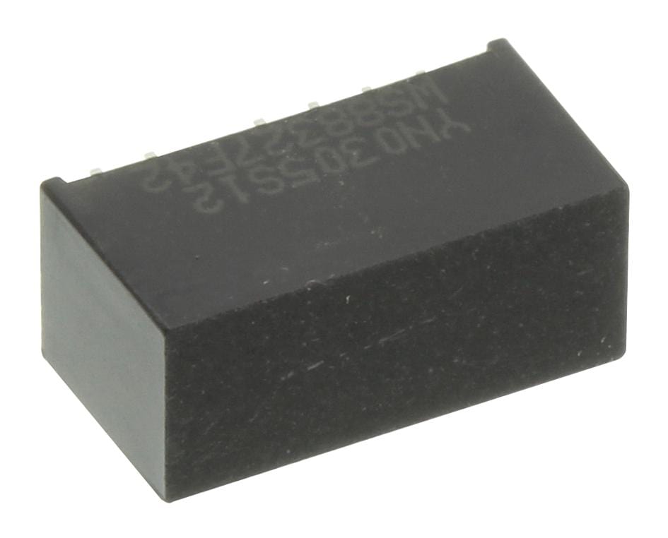 TRACO POWER Isolated Board Mount TMR 3-0512 CONVERTER, DC/DC, 3W, 12V/0.25A TRACO POWER 1284232 TMR 3-0512