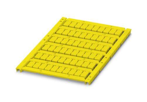 PHOENIX CONTACT Terminal Block Markers UCT-TM 6 YE MARKER SHEET, BLANK, 6.2MM, YELLOW, TB PHOENIX CONTACT 3242847 UCT-TM 6 YE