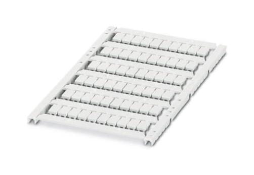 PHOENIX CONTACT Terminal Block Markers UCT3-TM 6 MARKER STRIP, BLANK, WHITE, TB PHOENIX CONTACT 3242798 UCT3-TM 6