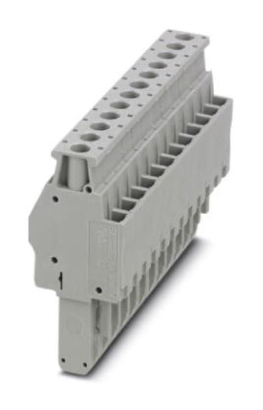 PHOENIX CONTACT Pluggable UPBV 4/12 TERMINAL BLOCK, PLUGGABLE, 12WAY, GREY PHOENIX CONTACT 3239446 UPBV 4/12