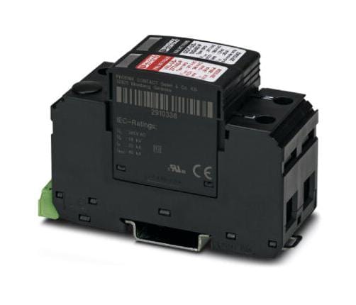 PHOENIX CONTACT Data Line / Mains Surge Protectors VAL-US-240/40/1+1-FM SURGE PROTECTOR, 40KA, 385VAC PHOENIX CONTACT 3268384 VAL-US-240/40/1+1-FM