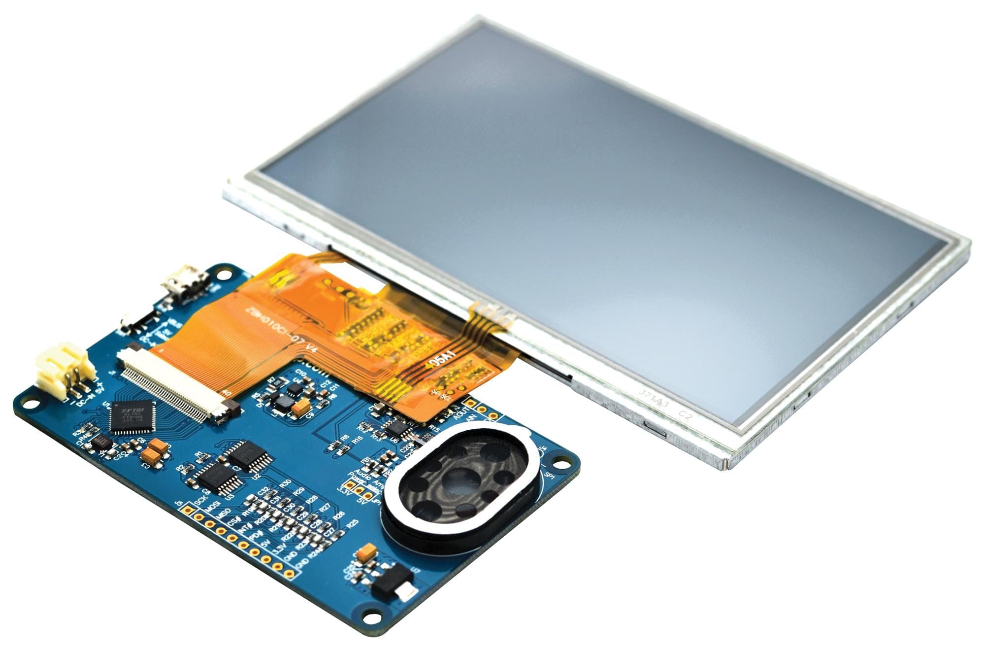 BRIDGETEK Audio / Video VM810C50A-D DEV BOARD, EVE MULTIMEDIA CONTROLLER BRIDGETEK 2503582 VM810C50A-D