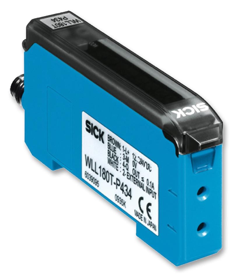 SICK Distance WLL180T-P432 SENSOR, FIBRE OPTIC, PNP, CABLE SICK 2311025 WLL180T-P432