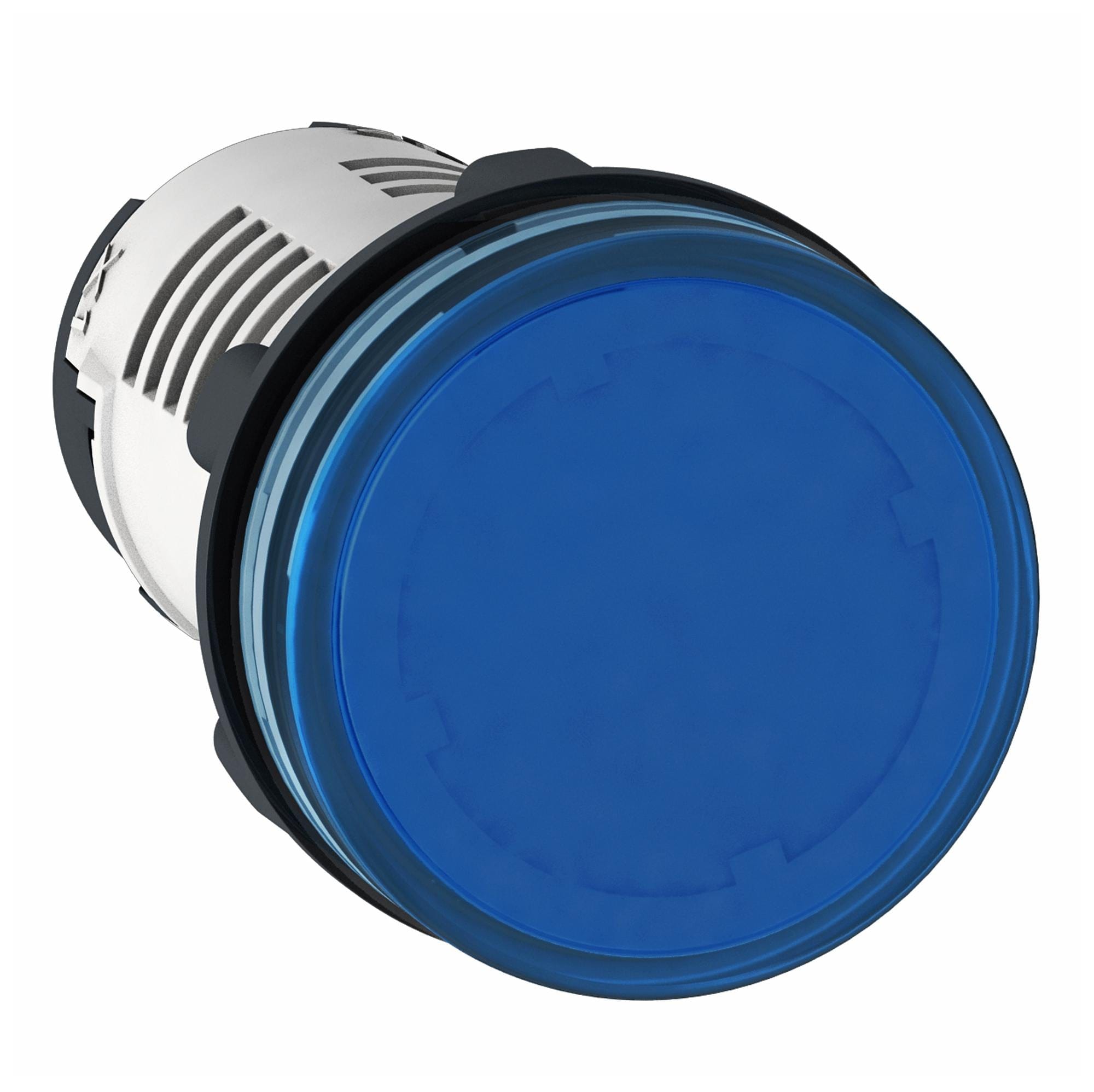 SCHNEIDER ELECTRIC Panel Indicators XB7EV06GP LED PANEL INDICATOR, 22MM, BLU, 120VAC SCHNEIDER ELECTRIC 3111081 XB7EV06GP