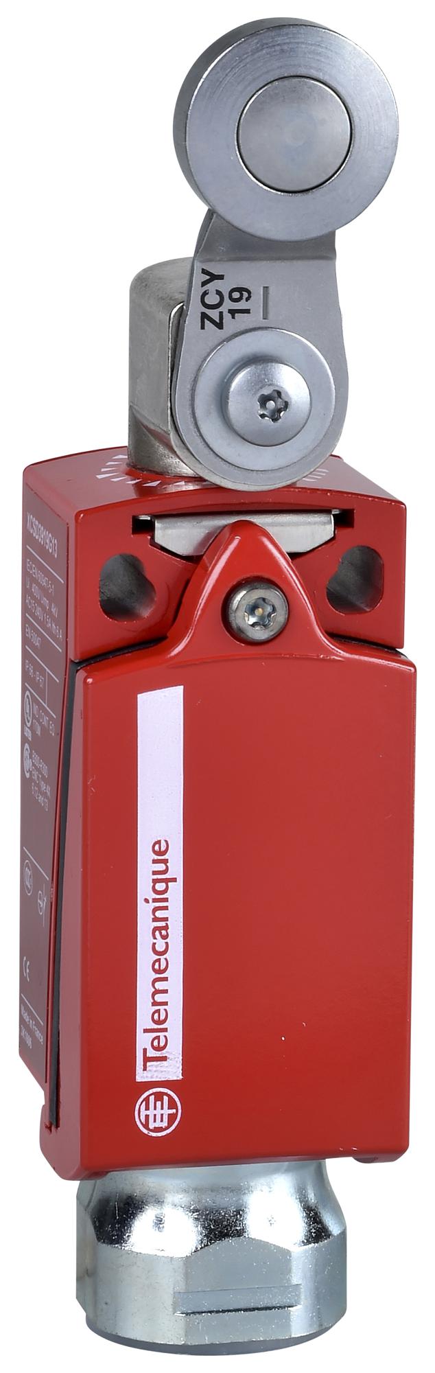 TELEMECANIQUE SENSORS Safety interlock XCSD3919G13 LIMIT SW, LEVER, DPST-NC/SPST-NO, 1.5A TELEMECANIQUE SENSORS 3130559 XCSD3919G13