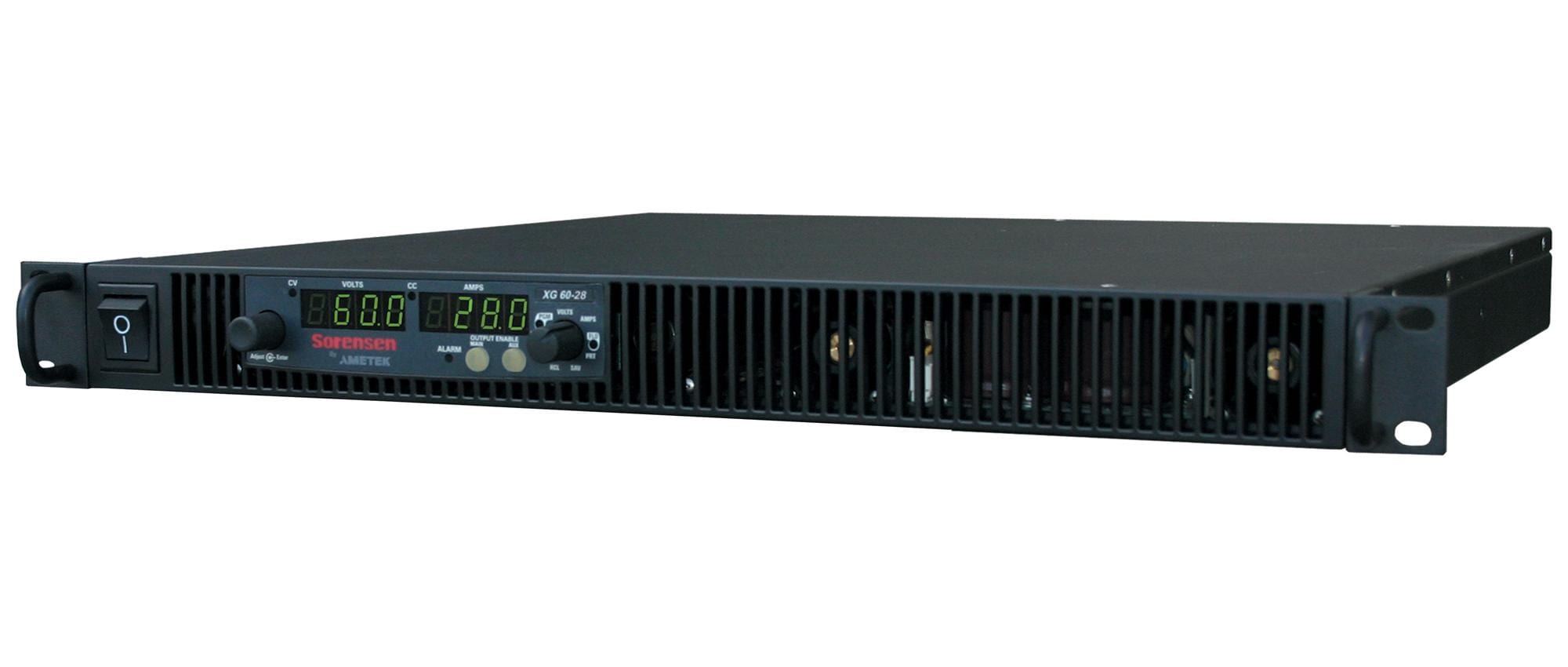 AMETEK PROGRAMMABLE POWER Bench Top Power Supplies XG 60-28R POWER SUPPLY, PROG, 28A, 60V, 1.69KW AMETEK PROGRAMMABLE POWER 3295150 XG 60-28R