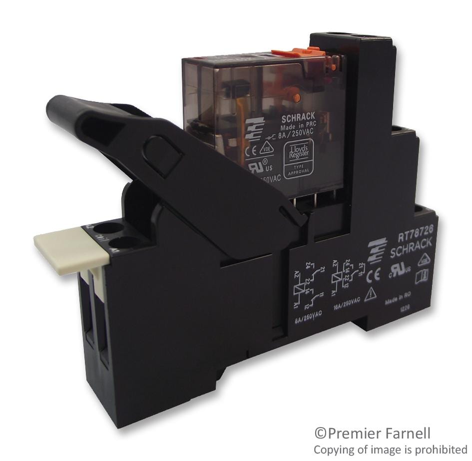 SCHRACK - TE CONNECTIVITY Power - General Purpose XT3S4R24 RELAY, SPDT, 240VAC, 16A SCHRACK - TE CONNECTIVITY 2325637 XT3S4R24