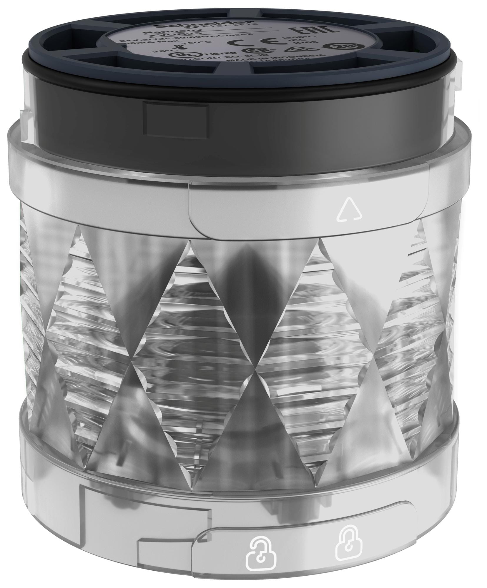 SCHNEIDER ELECTRIC Visual Signal Indicator Units XVUC47 VISUAL INDICATOR UNIT, FLASHING, WHITE SCHNEIDER ELECTRIC 3116144 XVUC47