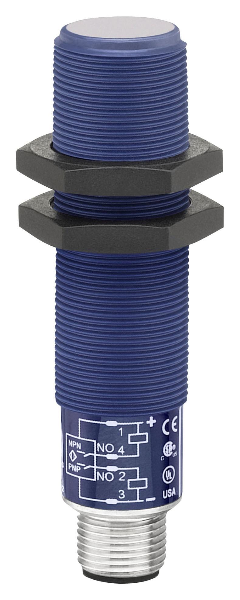 TELEMECANIQUE SENSORS Ultrasonic XXT18A4M12 ULTRASONIC SENSOR, 1M, 24VDC TELEMECANIQUE SENSORS 3131420 XXT18A4M12