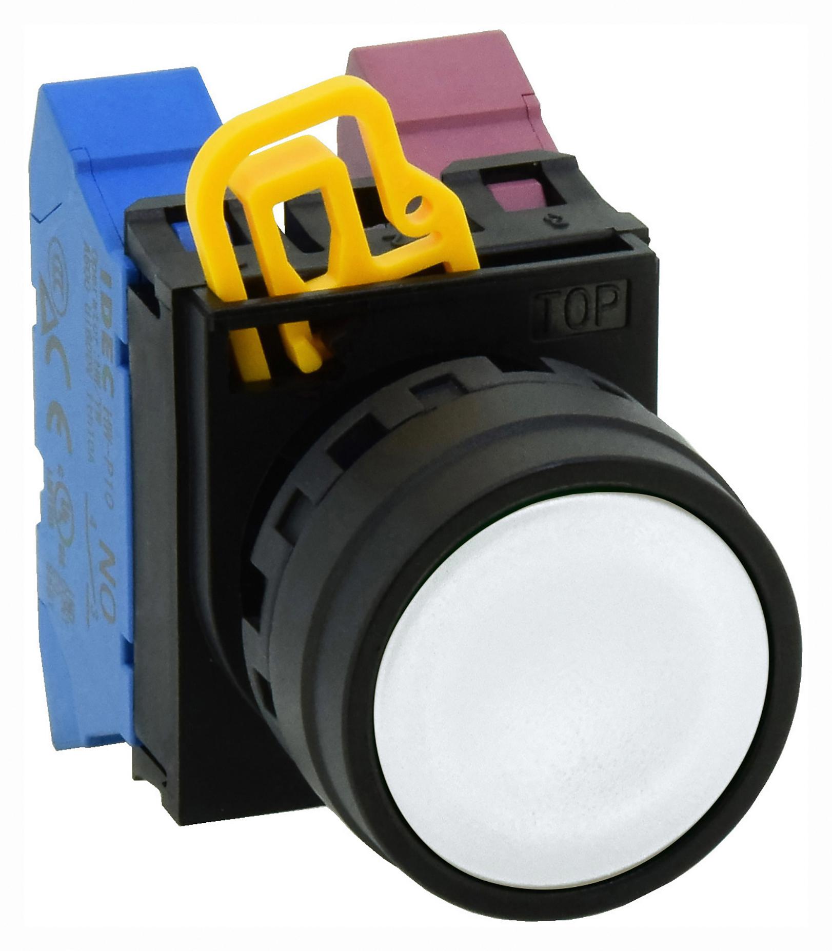 IDEC Actuators YW1B-M1W ACTUATOR, PUSHBUTTON SWITCH/PLASTIC/WHT IDEC 3770992 YW1B-M1W