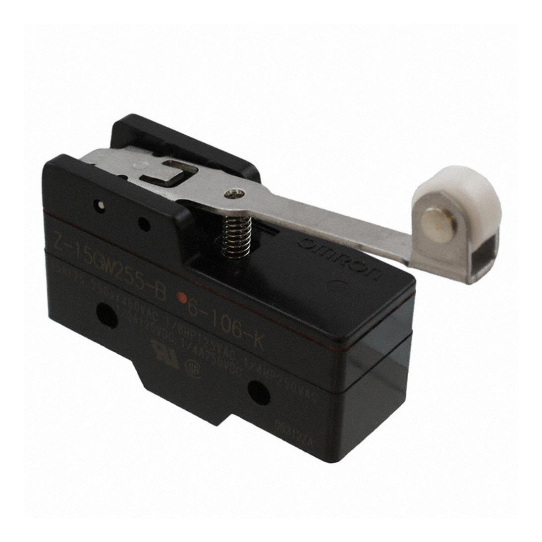 OMRON Microswitch Z-15GW255-B MICROSWITCH, SPDT, 15A, 250VAC, SCREW OMRON 3413308 Z-15GW255-B