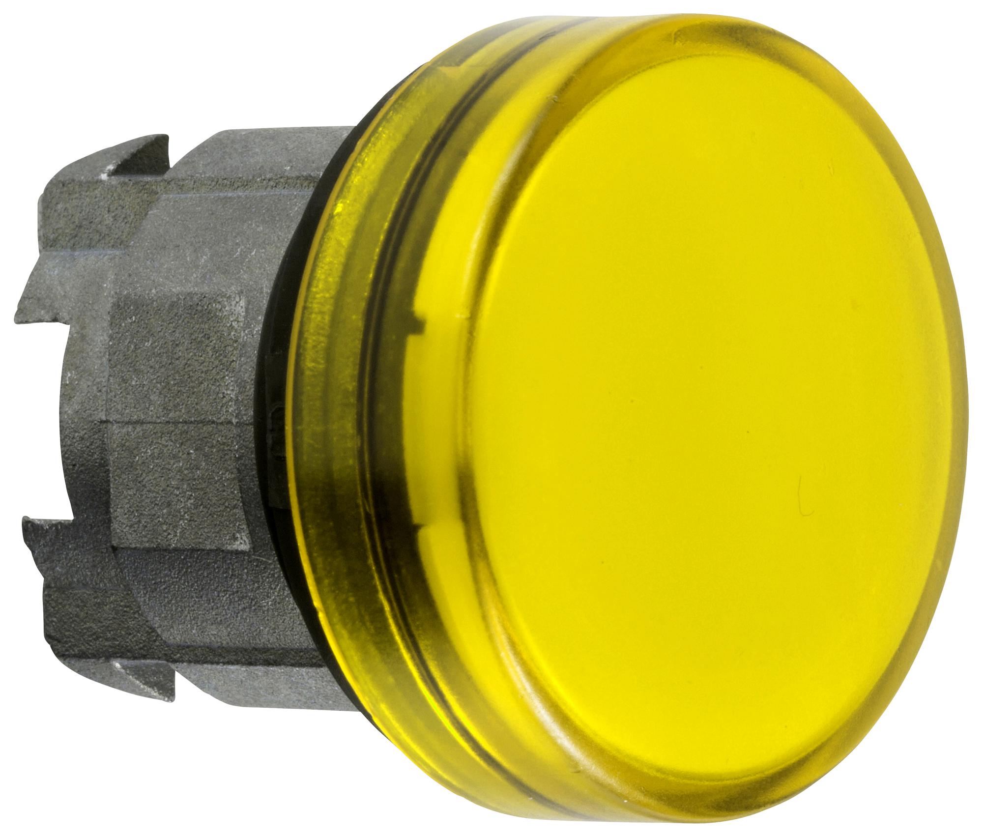 SCHNEIDER ELECTRIC Indicator Lenses ZB4BV083E PILOT LIGHT HEAD, YELLOW, ROUND, 22MM SCHNEIDER ELECTRIC 3115329 ZB4BV083E