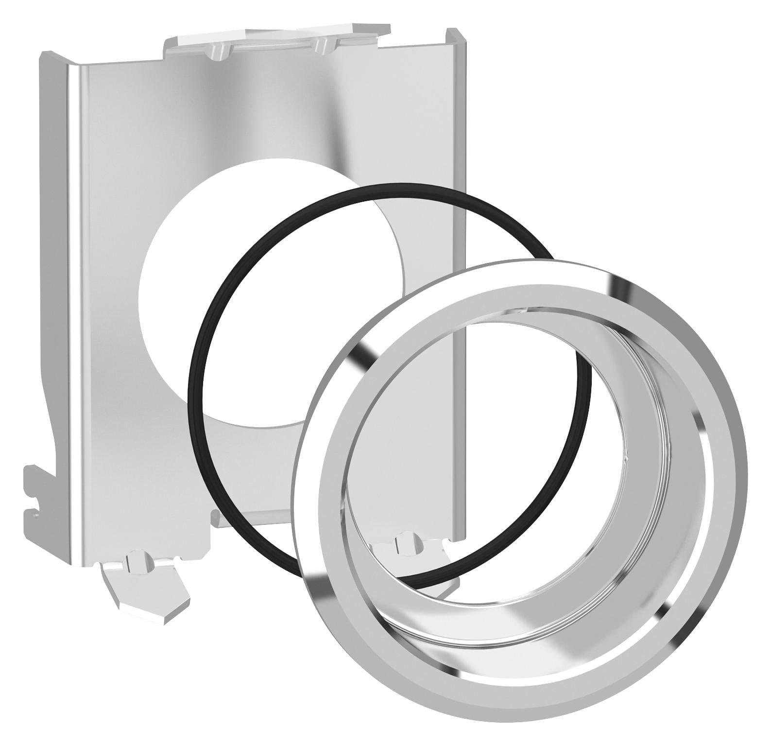 SCHNEIDER ELECTRIC Assembly Hardware ZB4BZ022 MOUNTING KIT, 22MM PB/SELECTOR SWITCH SCHNEIDER ELECTRIC 3129371 ZB4BZ022