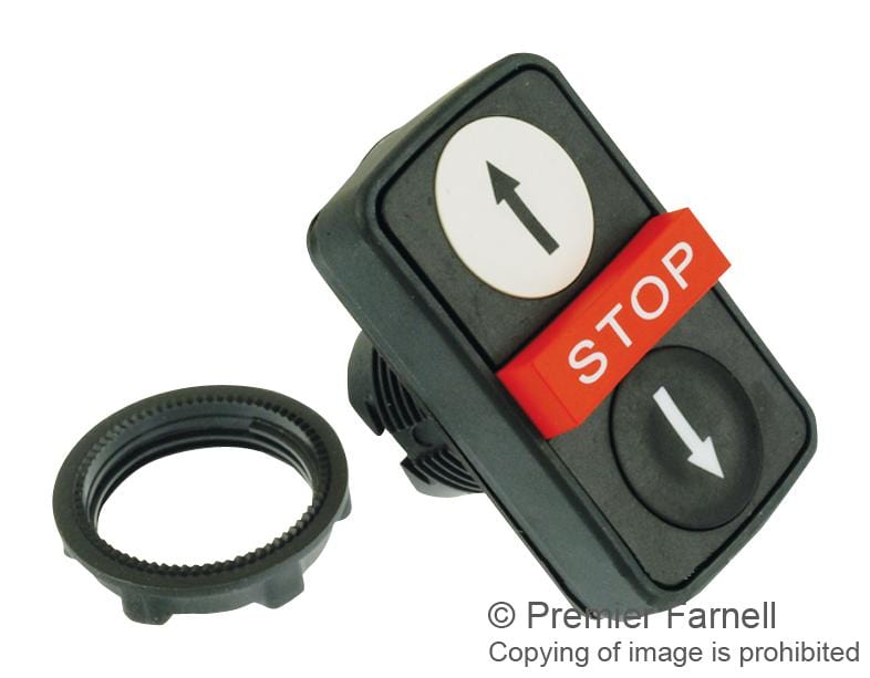 SCHNEIDER ELECTRIC Actuators ZB5AA71124 SW HEAD, WHT-UP/BLK-DOWN ARROW/RED-STOP SCHNEIDER ELECTRIC 2780726 ZB5AA71124